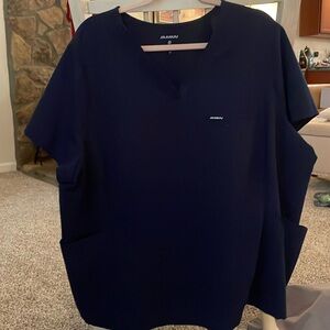 Dark blue Jaanuu scrub set, barely used